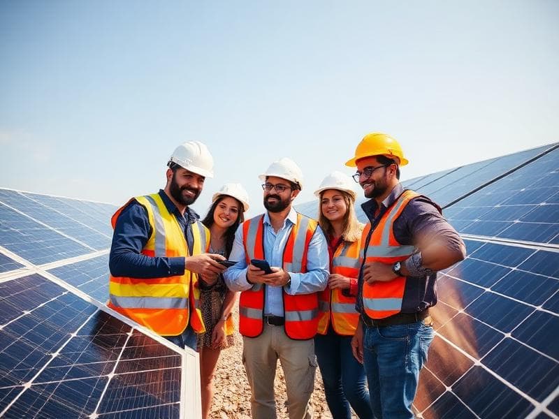 Eshansh solar engineering team